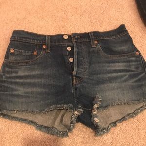 Blue Levi jean shorts